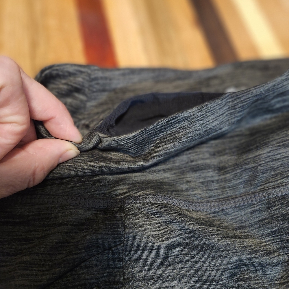 Eddie Bauer XS dark green heather capris  cropped legging/athletic tight - Picture 6 of 11